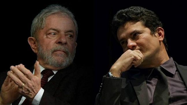 Lula e Sérgio Moro (Foto: Arquivo Google)