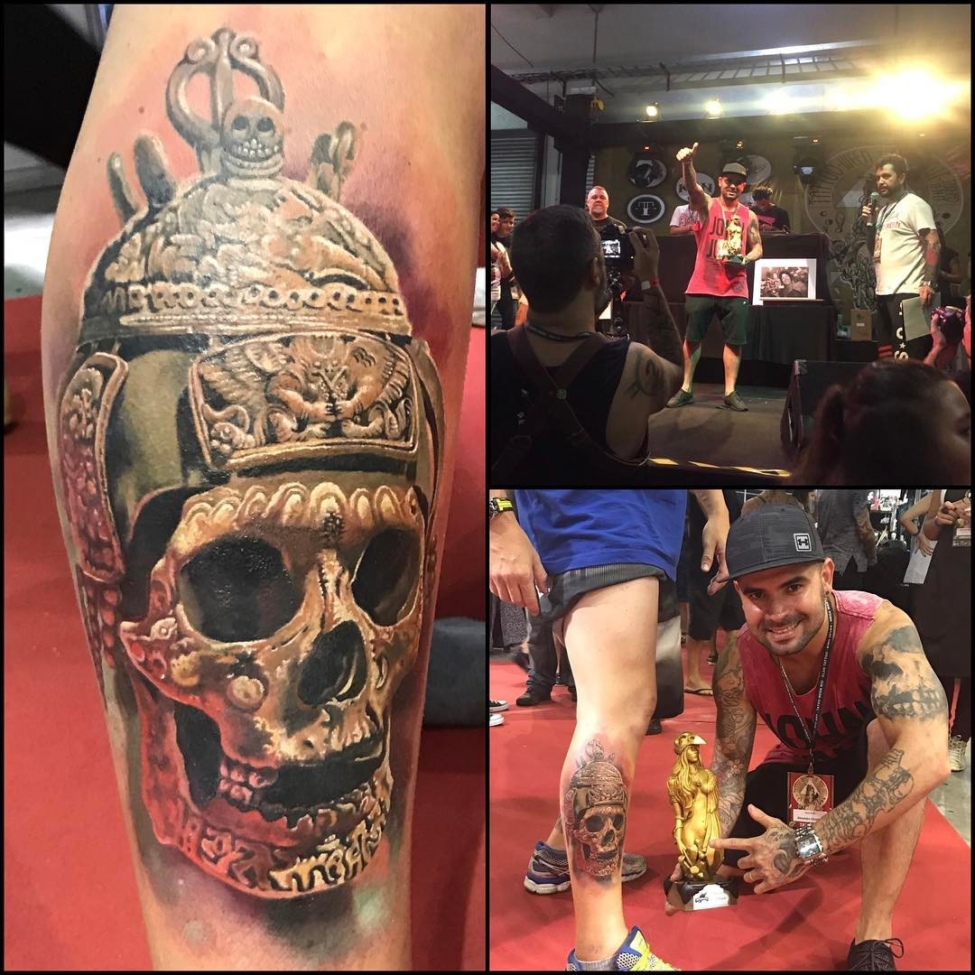 A melhor tatuagem de sábado na Tattoo Week 2017