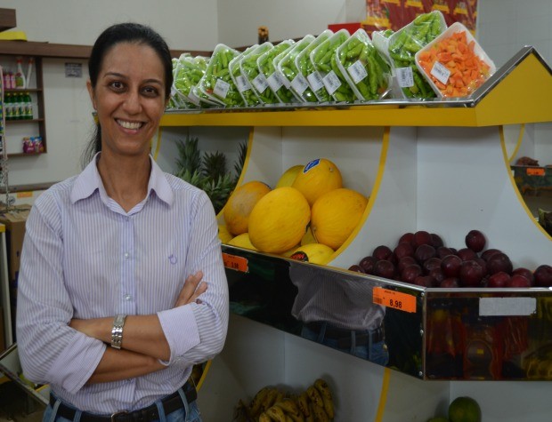 Empresária Keila Gomes de Almeida iniciou o projeto há dois anos (Foto: Franciele do Vale/G1)