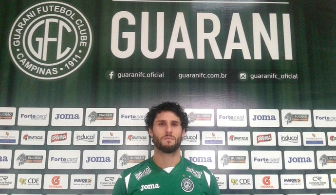 Jonas zagueiro Guarani (Foto: Paulo Vitor / Guarani FC)