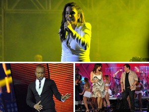 Ivete,Thiaguinho e Aviões tocam na Expocrato 2012 (Foto: Montagem/ G1)