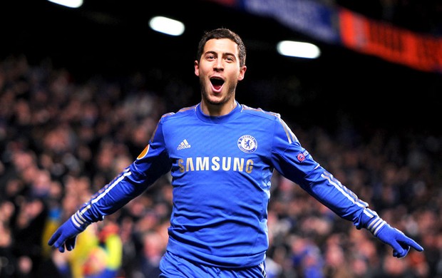 Eden Hazard comemora gol do Chelsea (Foto: Getty Images)