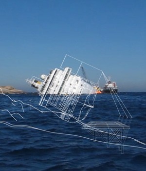 Plano para virar o navio Costa 
Concordia � apresentado na It�lia (Reuters)