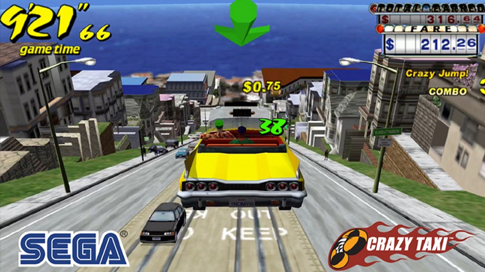 Crazy Taxi Classic do Dreamcast fica gratuito para dispositivos iOS como o iPhone e Android (Foto: Reprodução/Google Play)