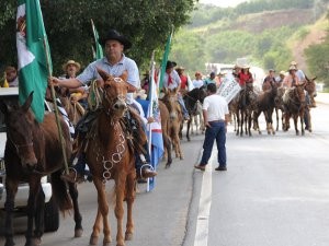Cavaleiros da 7ª Tropeada chegam a Iperó (Foto: Divulgação/Prefeitura de Iperó)