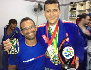 Marcio Frank (esquerda), Miguel (direita) (Foto: Hugo Crippa/GLOBOESPORTE.COM)