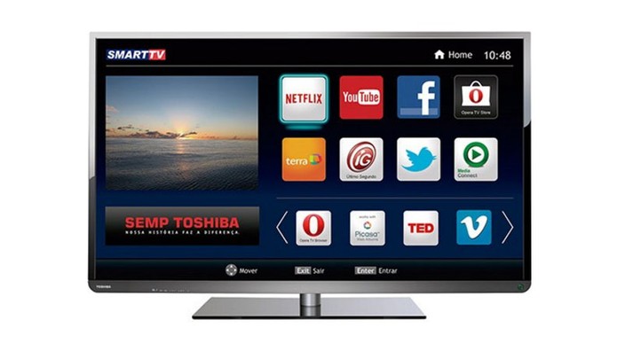 Smart TV Toshiba vem com Wi-Fi integrado e qualidade Full HD (Foto: Divulgação/Toshiba)