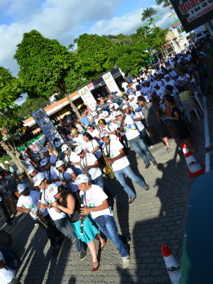  Cortejo de músicos em Guaramiranga (Foto: André Teixeira/G1)