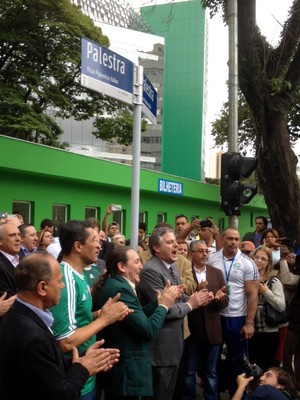Rua da sede do Palmeiras tem nome alterado para Palestra Itália