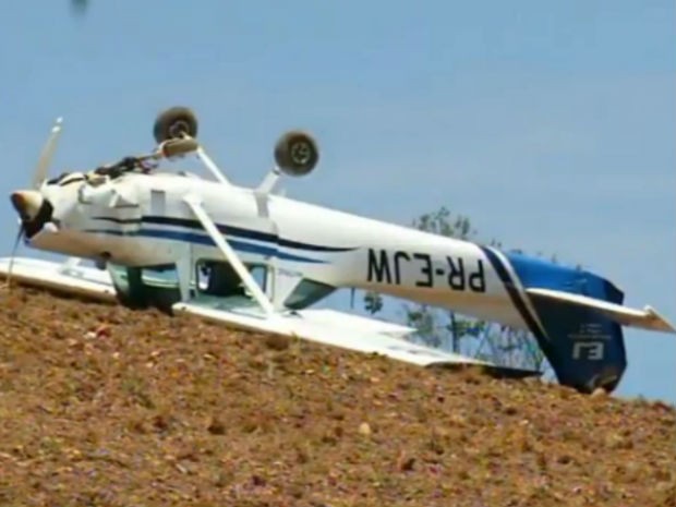 [Brasil] Avião monomotor faz pouso forçado na zona rural de Jarinu (SP) Aviao_
