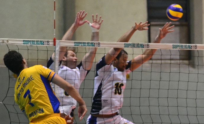 São José Vôlei x Santo André Superliga B (Foto: Tião Martins/ PMSJC)