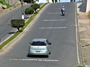 Frases Espalhadas Em Ruas Alertam Motoristas Para Acidentes No Jurua Acre G1