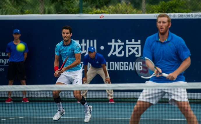 André Sá, Chris Guccione, Shenzhen (Foto: Shenzhen Open)