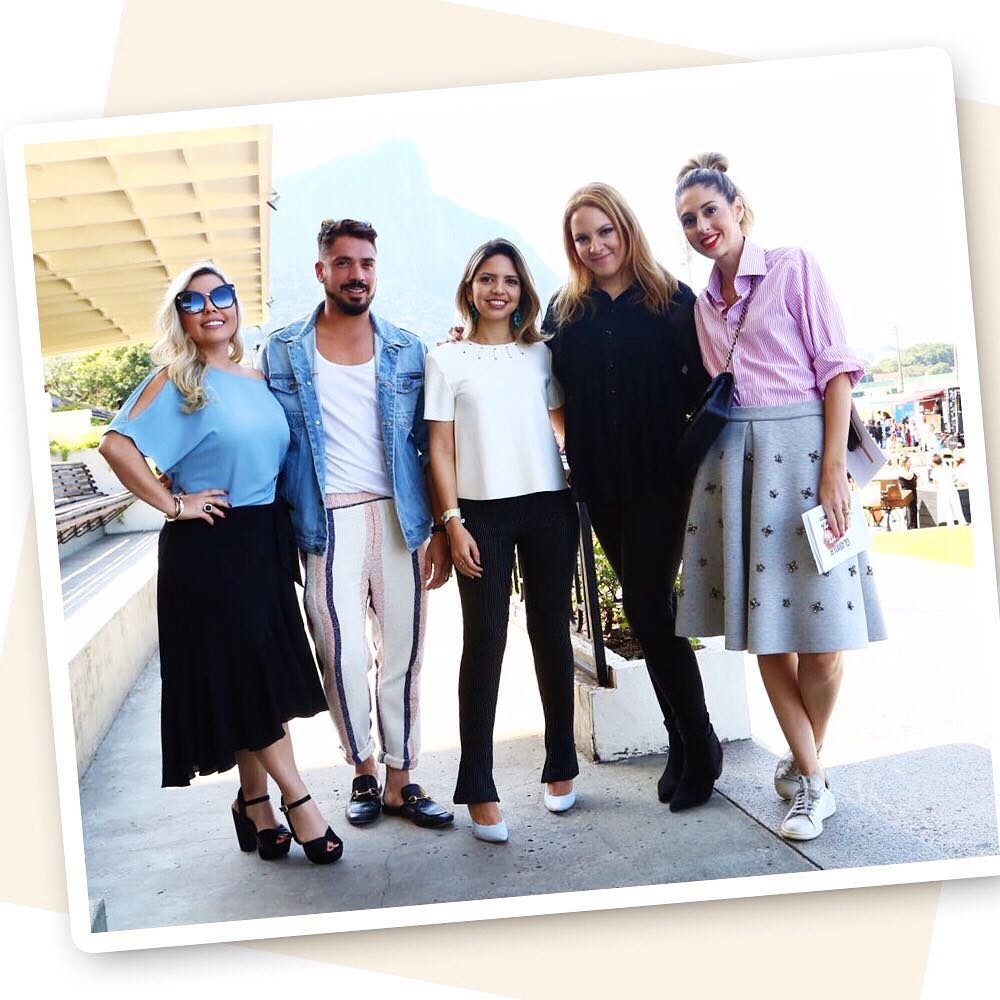 Ana Jacobs, Fil Freitas, Fernanda Cordeiro, Renata Kalil e Paula Merlo (Foto: Roberto Filho)