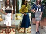 Patrícia Poeta mostra como usar diferentes tipos de saia