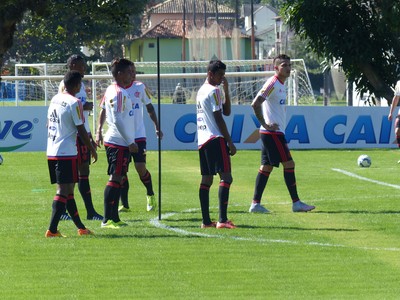 Treino Flamengo Ninho do Urubu (Foto: Fred Gomes)