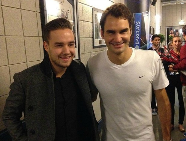Liam Payne One Direction Roger Federer (Foto: Reprodução / Twitter)