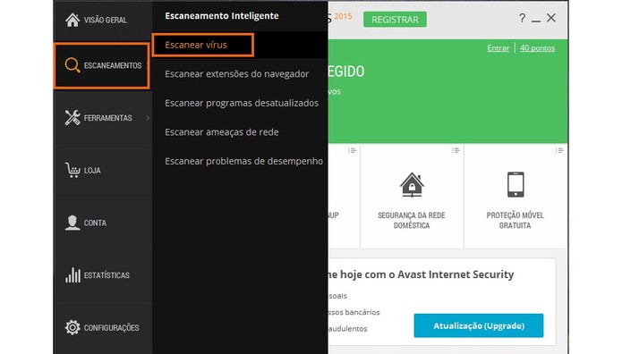 Conclua a instalação e execute o Avast no computador (Foto: Reprodução/Barbara Mannara) Conclua a instalação e execute o Avast no computador (Foto: Reprodução/Barbara Mannara)