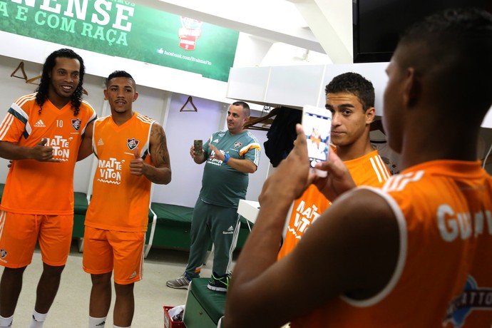 ronaldinho gaúcho, fluminense, laranjeiras (Foto: Nelson Perez/Fluminense FC)