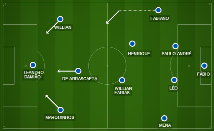 Damião é a referência do ataque do Cruzeiro na estreia na Libertadores (Foto: GloboEsporte.com)
