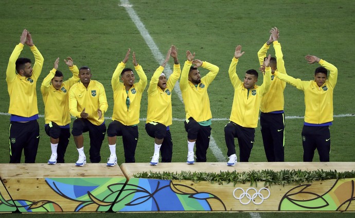 Brasil ouro futebol Maracanã (Foto: Reuters)