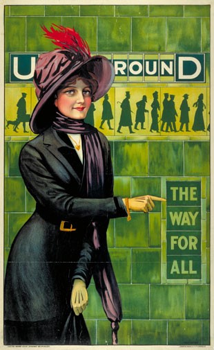 Cartaz de 1911 do metrô de Londres (Foto: Divulgação/Museu do Transporte de Londres)