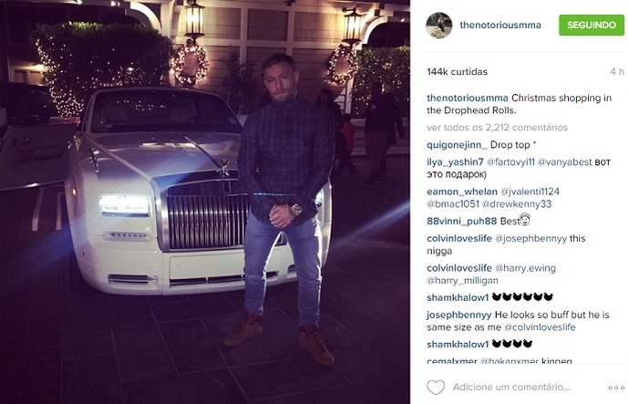 Conor McGregor Rolls-Royce (Foto: Reprodução)