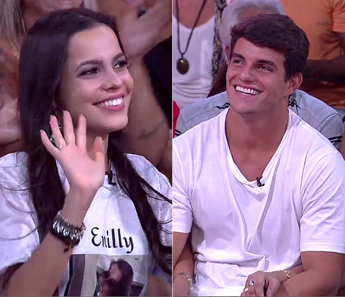 Antônio e Mayla do BBB17 (Foto: TV Globo)