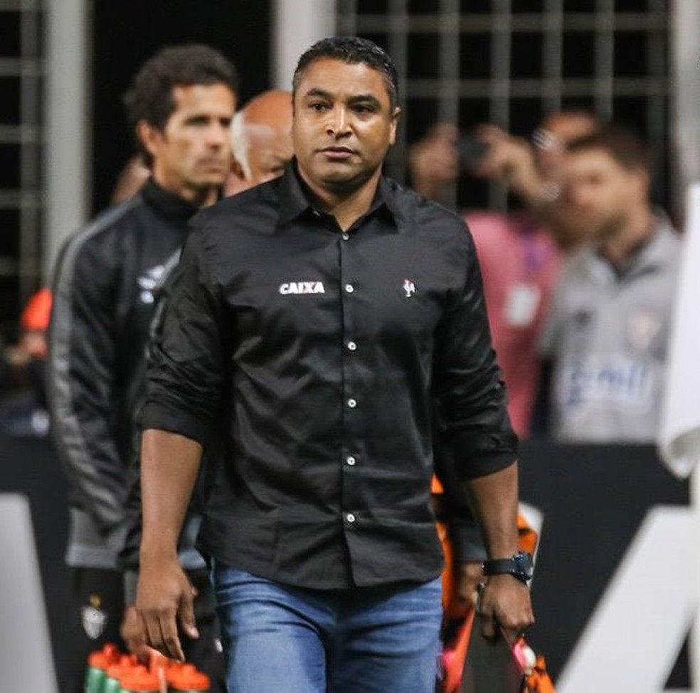 Roger Machado elogiou a postura do time e dos jogadores na vitória do Atlético-MG (Foto: Bruno Cantini/ Atlético-MG)