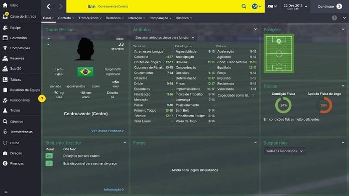 Ilan é um centroavante goleador (Foto: Reprodução/Thiago Barros)