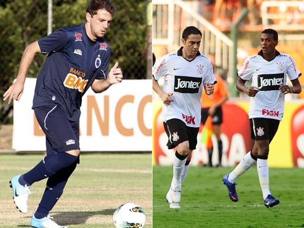 Jogadores do Cruzeiro e do Corinthias se enfrentam pela 31ª rodada do Brasileirão (Foto: Washington Alves / Vipcomm / )