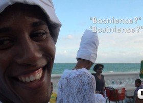 G1 vai às ruas e ouve torcedores sobre a Bósnia (Reprodução/G1)
