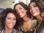 Taís Araújo, Camila Pitanga e Ju Paes posam para a 'selfie que você respeita'