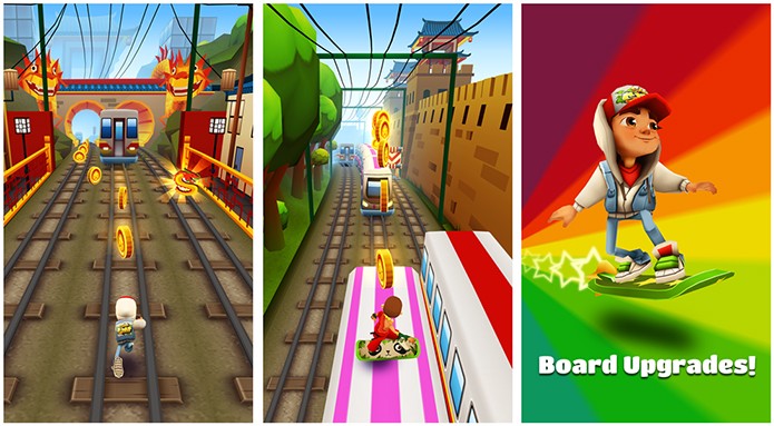 Subway Surfers agora oferece uma aventura nas ruas de Pequim, na China (Foto: Divulgação/Windows Phone Store)