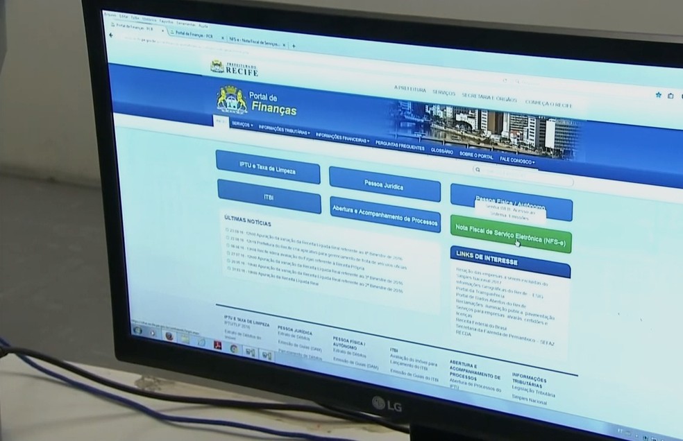 O IPTU no Recife e em Jaboatão teve acréscimo de quase 8% (Foto: Reprodução/TV Globo)