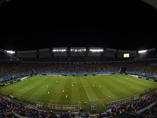 Arena das Dunas foi palco do jogo entre Gana e Estados Unidos (Foto: Getty Images)