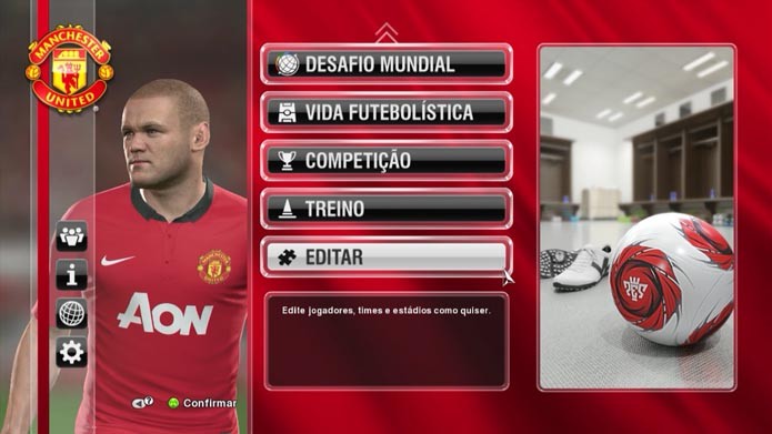 Pro Evolution Soccer 2014: como editar jogadores no game (Foto: Reprodução/Murilo Molina)