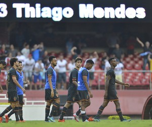 São Paulo x Figueirense gol Thiago Mendes (Foto: Mauro Horita)