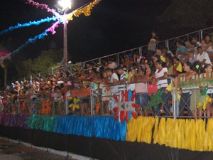 Público prestigiou a primeira noite do Carnaval Tradição de João Pessoa (Foto: Jorge Machado/G1)