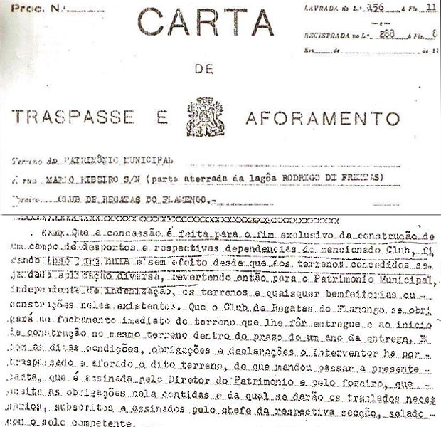 carta Flamengo  (Foto: Reprodução)