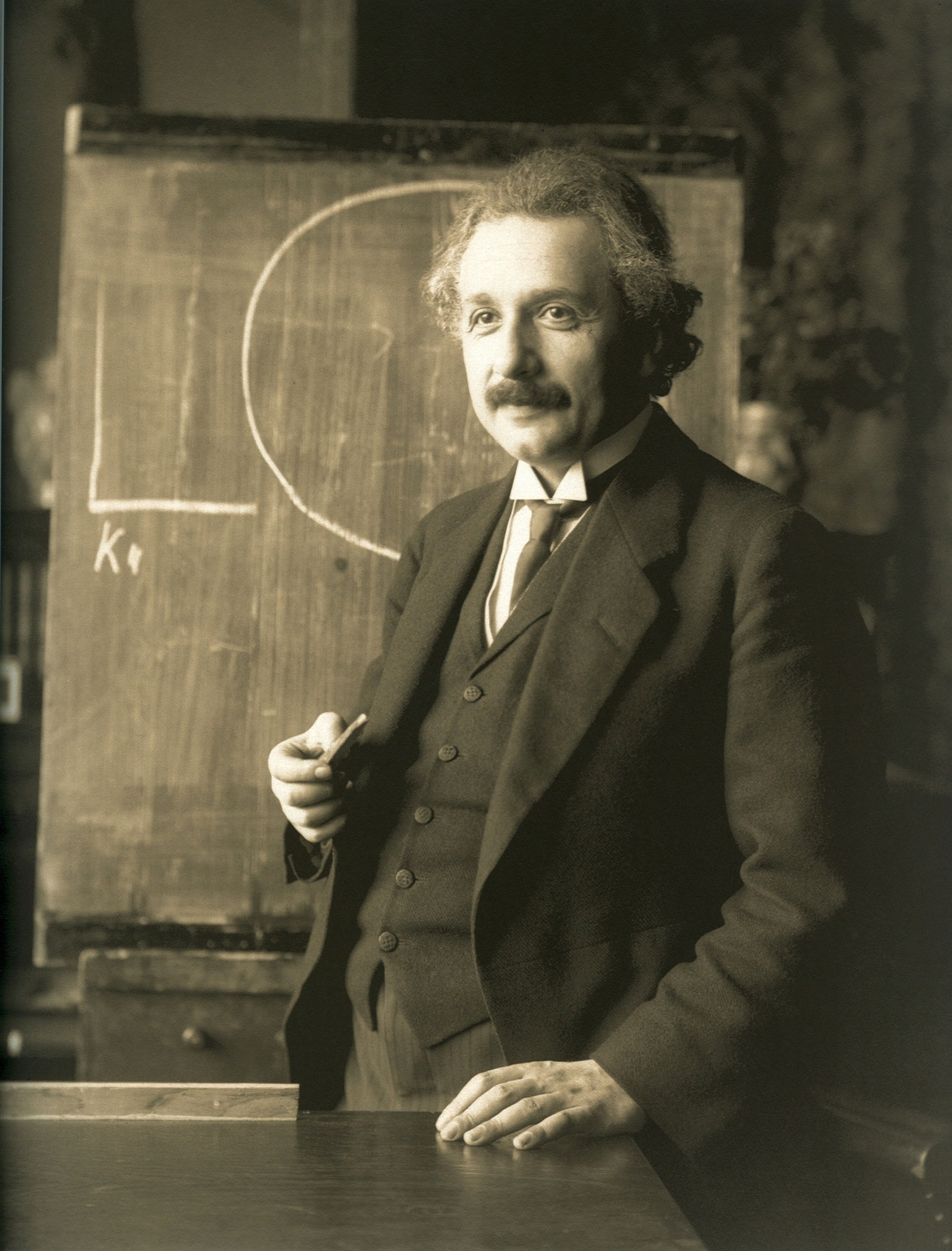 Albert Einstein (Foto: F. Schmutzer (reprodução))