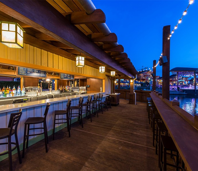 Dockside Margaritas, um dos espaços de gastronomia no Marketplace, na área do Disney Springs  (Foto: Walt Disney World)