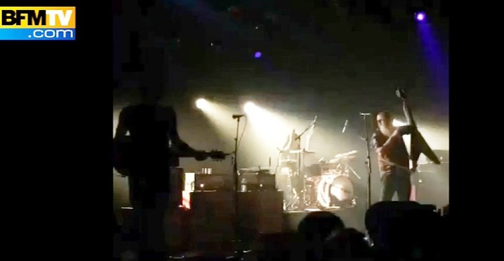 momento do ataque no Bataclan