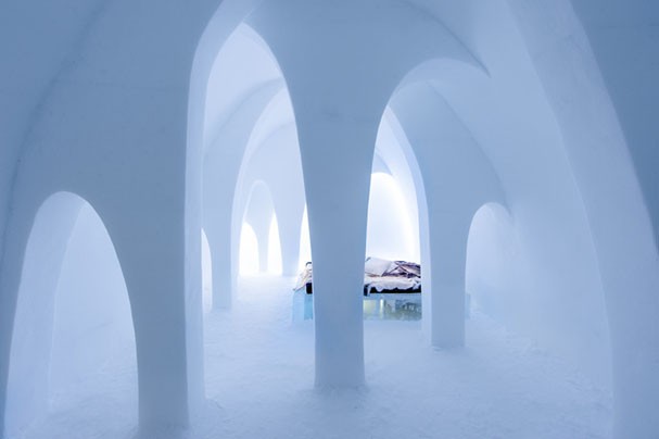 Hotel de Gelo na Suécia (Foto: Asaf kliger / cortesia icehotel)