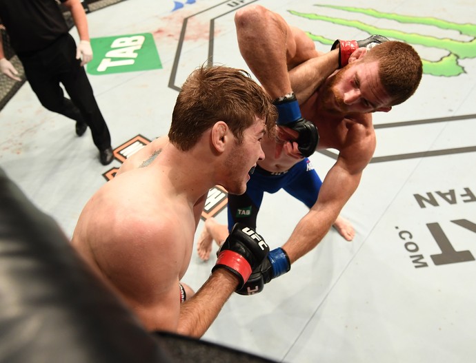 Andrew Holbrook x Jake Matthews (Foto: Getty Images) Andrew Holbrook x Jake Matthews (Foto: Getty Images)
