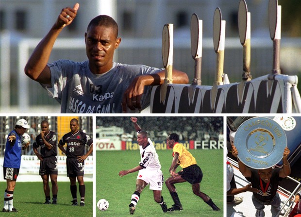 montagem Vagner vasco 1998 libertadores (Foto: Montagem sobre foto da agência O Globo)