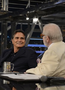Nelson Piquet e Don Blanquito (TV Globo/Programa do Jô)
