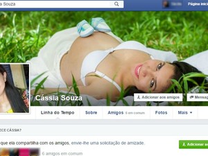 Marido conta que Cássia Souza aguardava ansiosa a chegada do primeiro filho (Foto: Reprodução/Facebook)