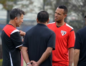 Juan Carlos Osorio Luis Fabiano São Paulo (Foto: Érico Leonan / saopaulofc.net)