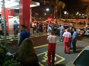 Sargento da PM leva 13 tiros em frente a Habib's em Piracicaba (Foto: Diego Spigolon/Arquivo pessoal)